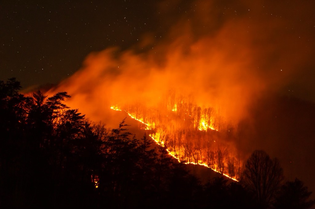 Fire on the Mountain Smoky Mountain Times, Bryson City, North Carolina